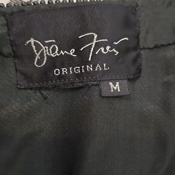 DIANE FREIS Long Sleeve  Silk Beaded and Sequin Evening Open Front Jacke… - Picture 9 of 9